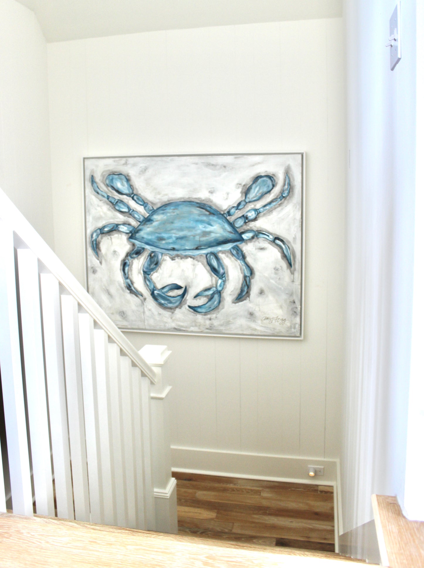 "Blue Crab in Waiting" Giclée Print