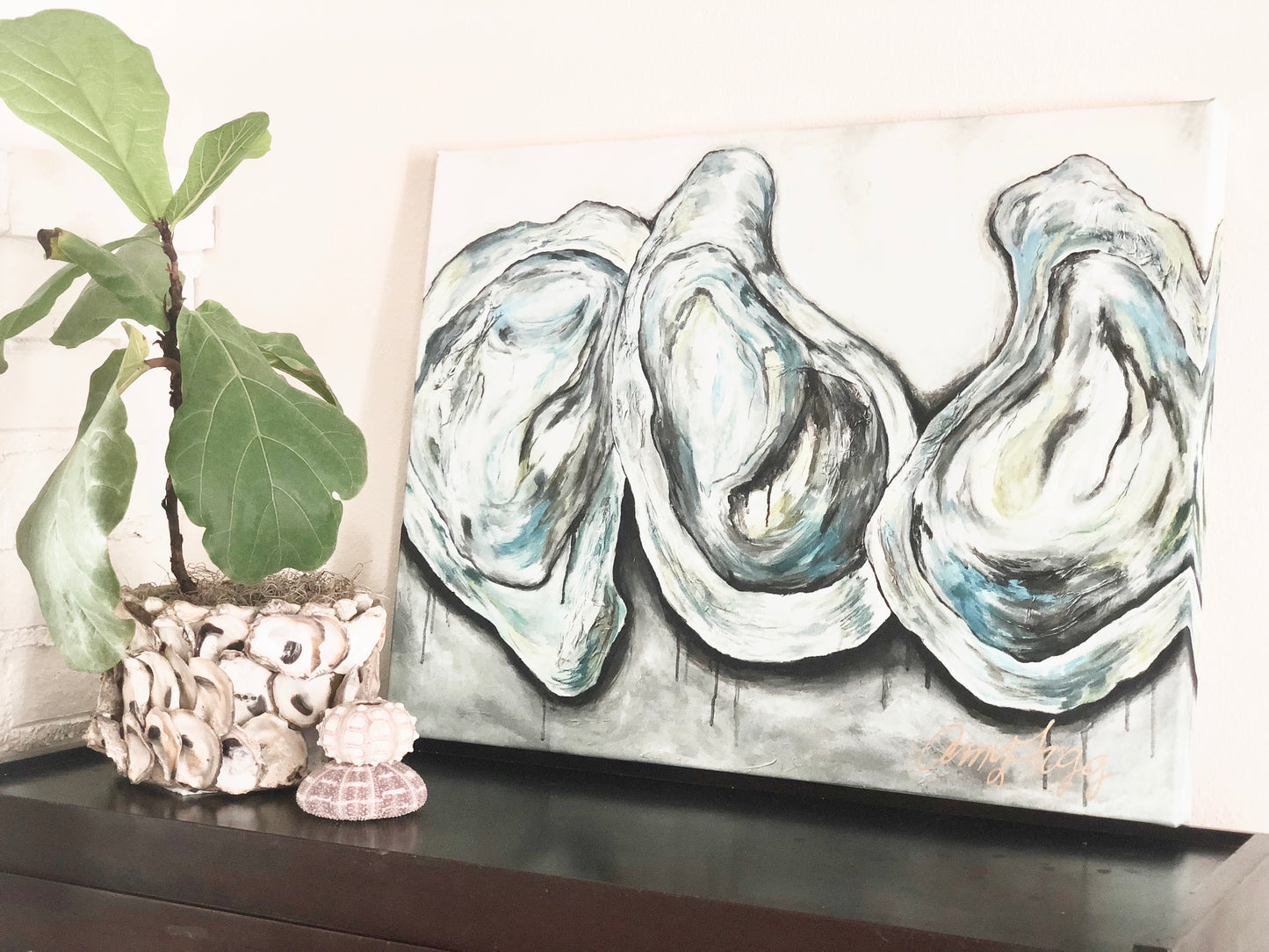 Amy Fogg Giclee Print on Table
