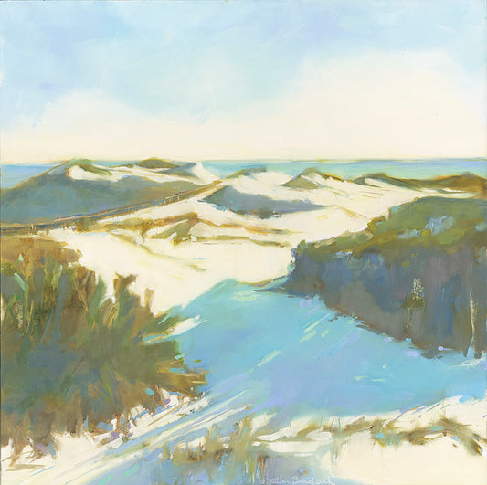 Dune 30a coastal dune lake giclee print