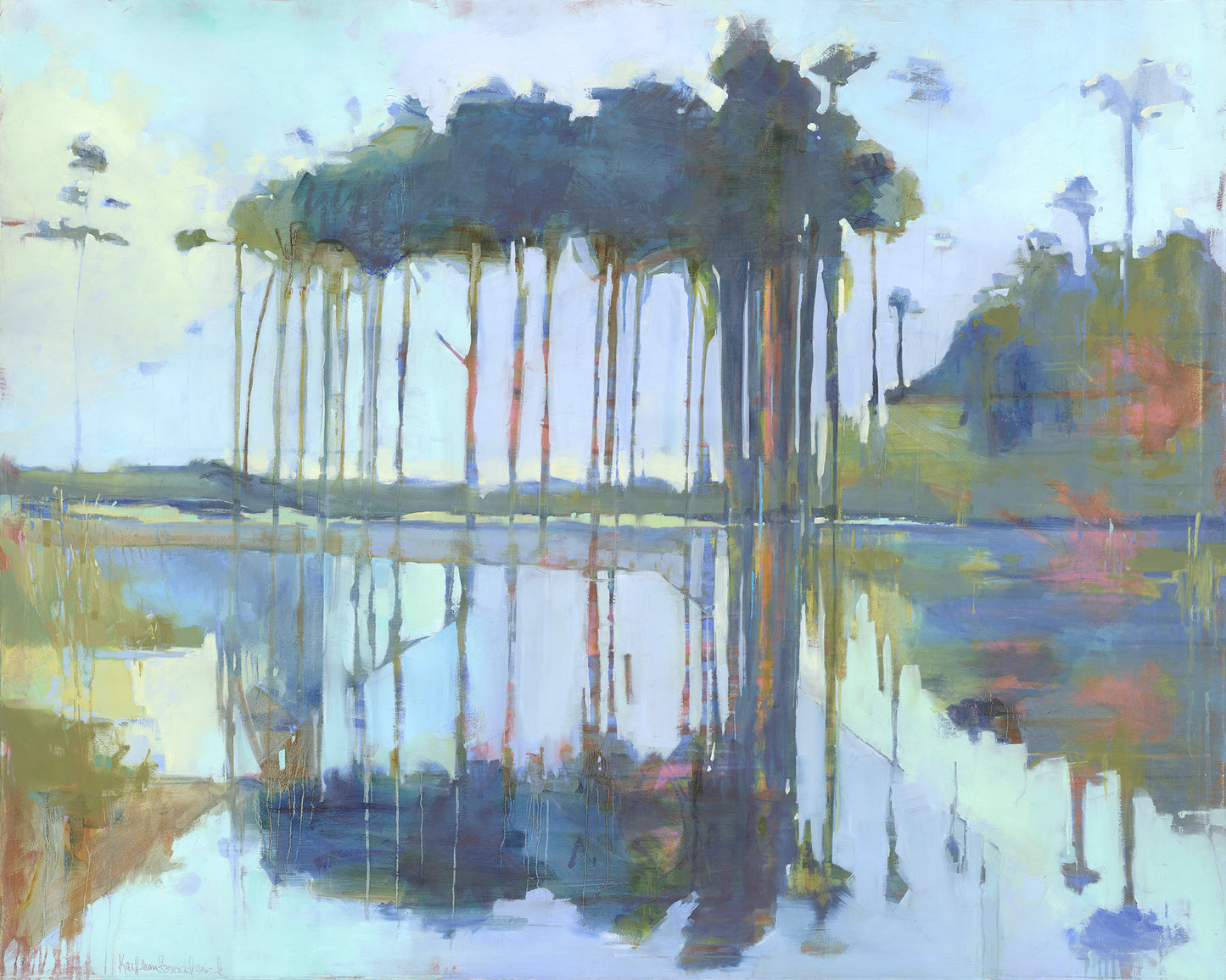 30a coastal dune lake giclee print