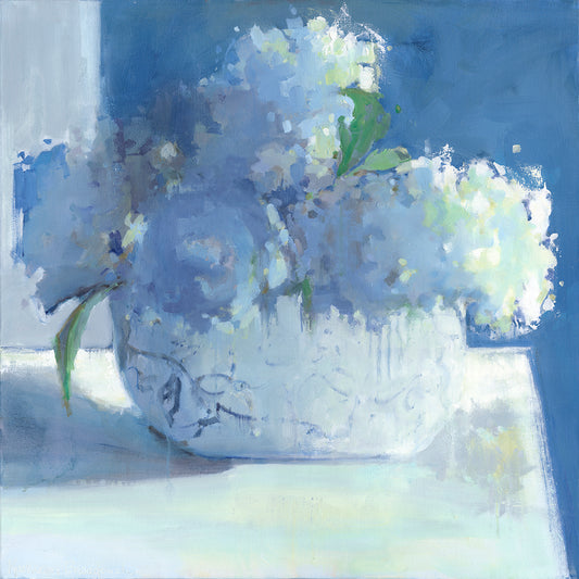 "Blue Velvet Hydrangeas" Giclée Print