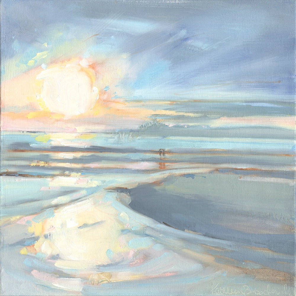 Sunset 30a coastal dune lake giclee print