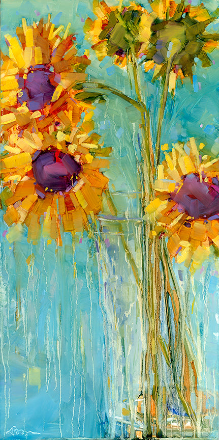 "Complimenting Sunflowers" Giclée Print